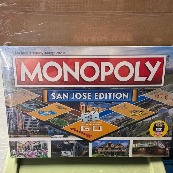 Monopoly San Jose Edition Board Game - Picture 1 of 2
